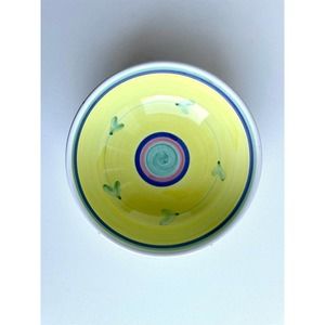 Vintage Caleca 9.5” Carousel Mixing Serving Salad Bowl Italy